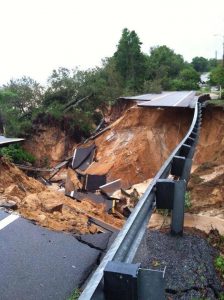 Scenic Hwy road fell apart