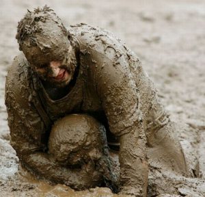 muddy-messy moment