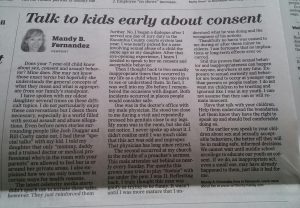 Viewpoint-talk to kids about sex and consent early