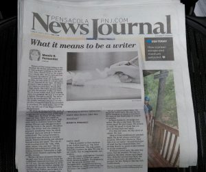 What it means to be a writer - PNJ feature 7-5-15