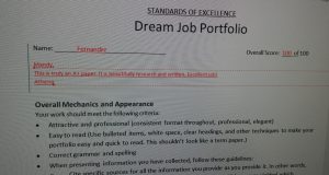 dream job project A+ result