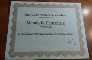 Winner of MQ Summer 2015 Writing Contest