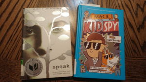 Two books - Speak and Mac B. Kid Spy
