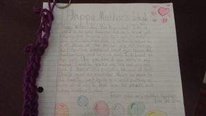 A happy mother's day letter instead of a happy birthday one