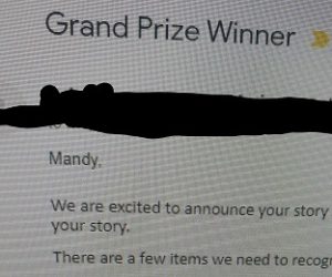 Grand prize win